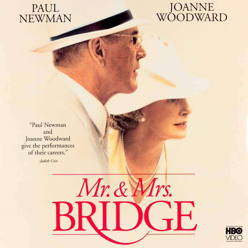 Pochette LASERDISC Mr. & Mrs. Bridge (1990) - Édition physique d'occasion à vendre