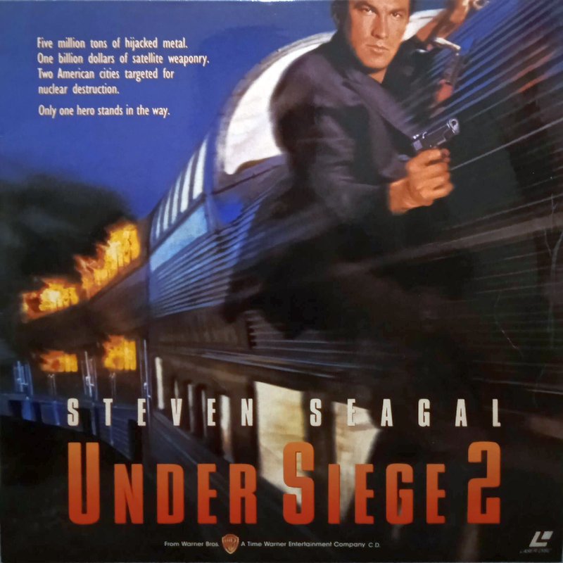 Pochette LASERDISC Under Siege 2 (1995) - Édition physique d'occasion à vendre