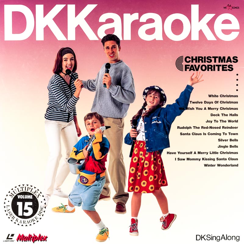 Pochette LASERDISC DK KaraokeDKC 15: Christmas Favorites (1998) - Édition physique d'occasion à vendre