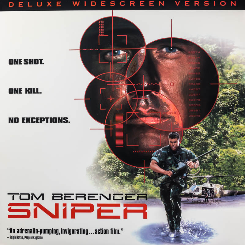 Pochette LASERDISC Sniper (1993) - Édition physique d'occasion à vendre