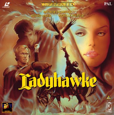 Pochette LASERDISC Ladyhawke (1985) - Édition physique d'occasion à vendre