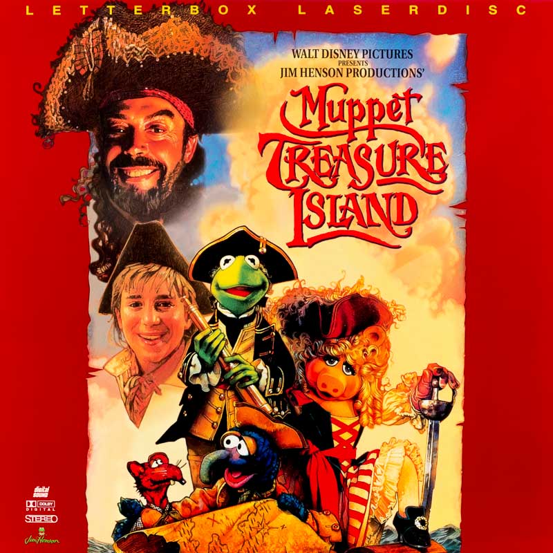 Pochette LASERDISC Muppet Treasure Island (1996) - Édition physique d'occasion à vendre