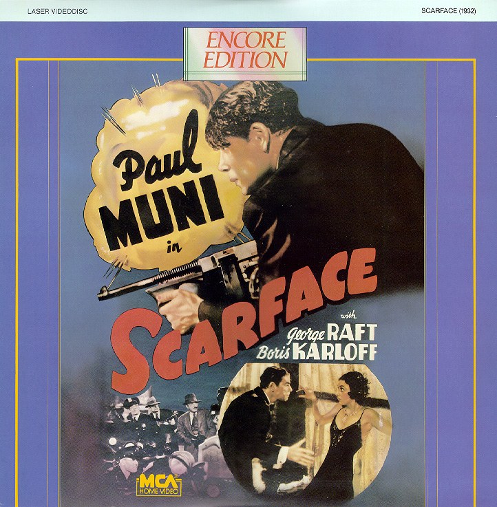 Pochette LASERDISC Scarface: Encore Edition (1932) - Édition physique d'occasion à vendre