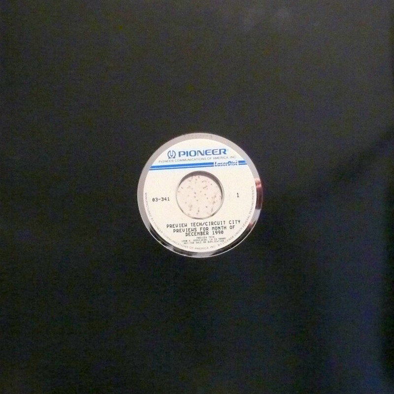 Pochette LASERDISC Preview Tech/Circuit City Previews for Month of December 1990 (1990) - Édition physique d'occasion à vendre
