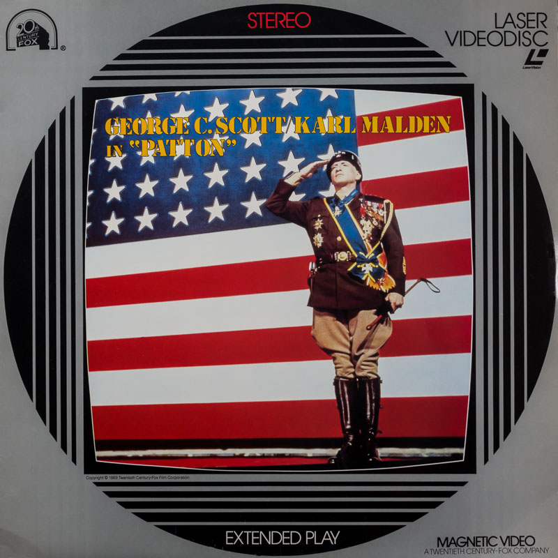 Pochette LASERDISC Patton (1970) - Édition physique d'occasion à vendre