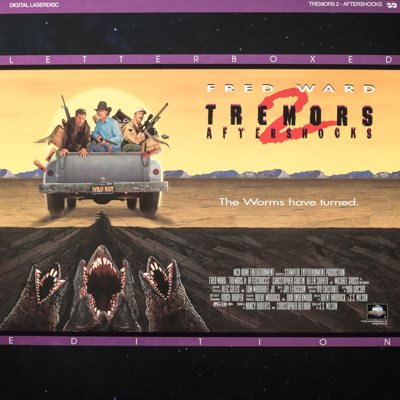 Pochette LASERDISC Tremors 2: Aftershocks (1996) - Édition physique d'occasion à vendre