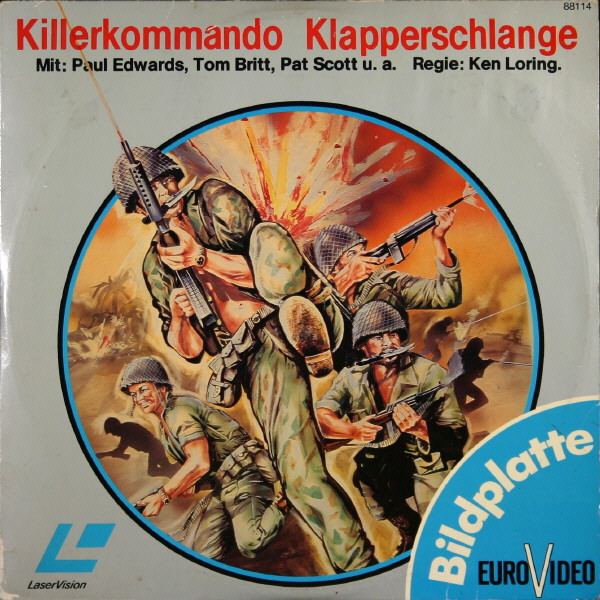 Pochette LASERDISC Combat Killers (1970) - Édition physique d'occasion à vendre