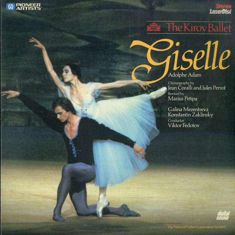 Pochette LASERDISC Adam: Giselle: Kirov Ballet: Fedotov (1983) - Édition physique d'occasion à vendre