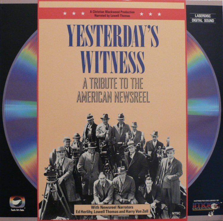 Pochette LASERDISC Yesterday's Witness (1976) - Édition physique d'occasion à vendre