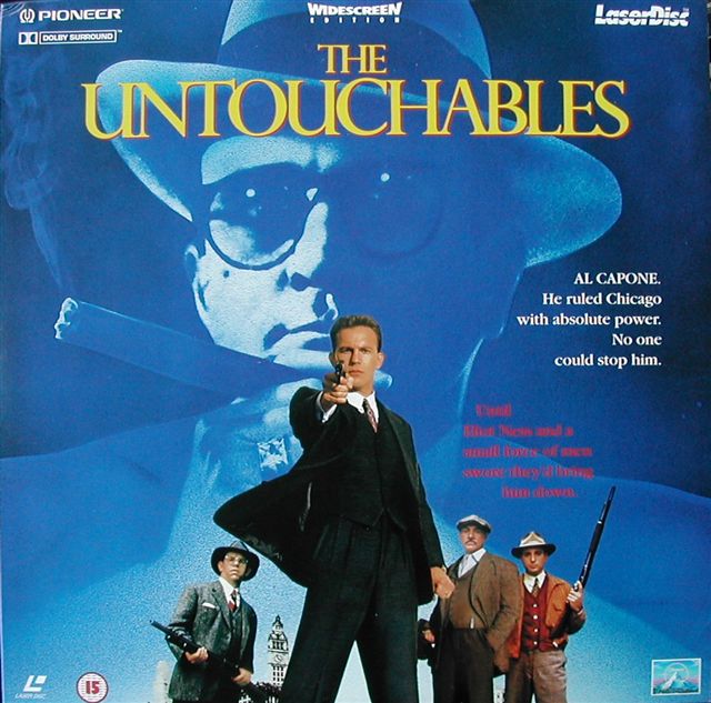 Pochette LASERDISC Untouchables, The (1987) - Édition physique d'occasion à vendre
