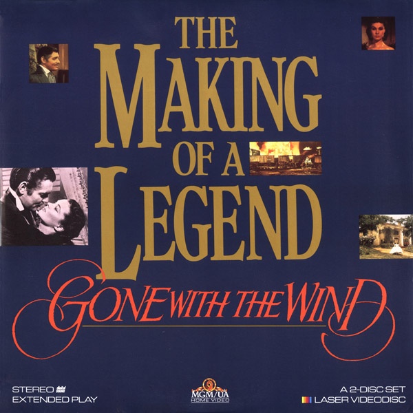 Pochette LASERDISC Gone with the Wind: The Making of a Legend (1988) - Édition physique d'occasion à vendre