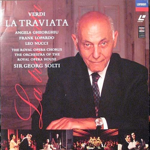 Pochette LASERDISC Verdi: La Traviata: Royal Opera Covent Garden: Gheorghiu/Solti (1994) - Édition physique d'occasion à vendre