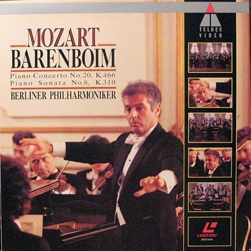 Pochette LASERDISC Mozart: Piano Concerto 20/Piano Sonata 8: Barenboim - Édition physique d'occasion à vendre