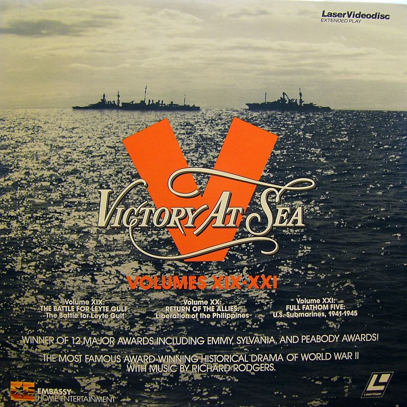Pochette LASERDISC Victory at Sea #7Ep. XIX-XXI (1952) - Édition physique d'occasion à vendre