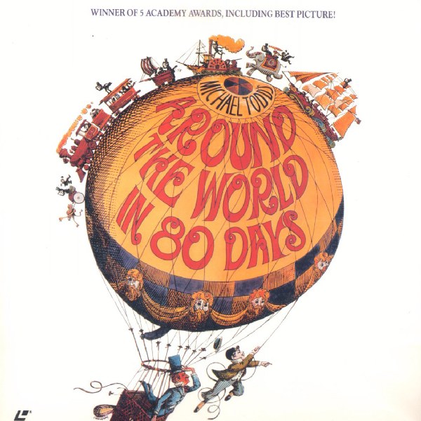 Pochette LASERDISC Around the World in 80 Days (1956) - Édition physique d'occasion à vendre
