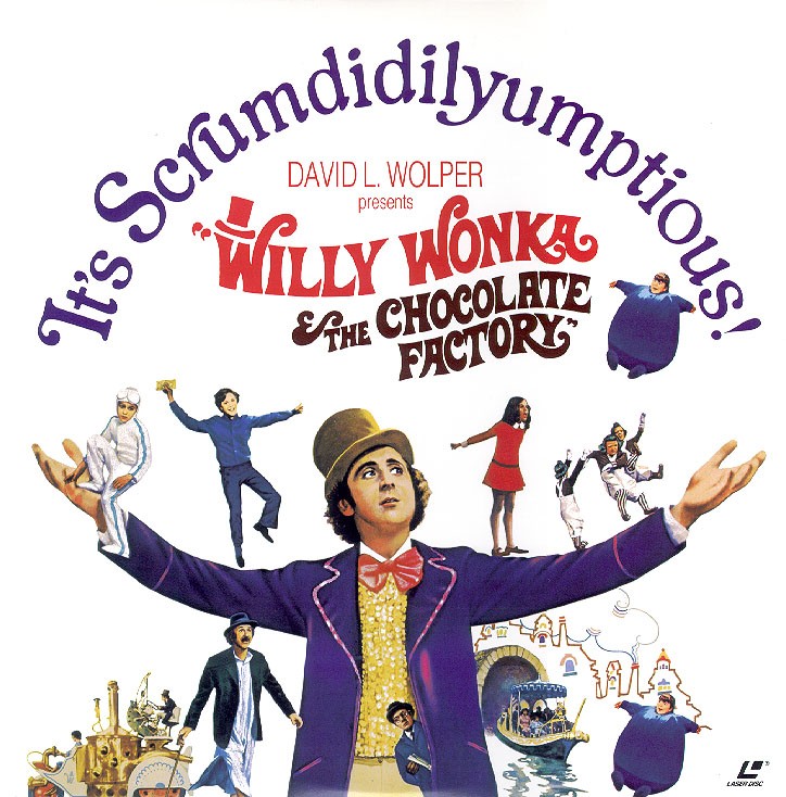 Pochette LASERDISC WillyWonka & the Chocolate Factory (1971) - Édition physique d'occasion à vendre