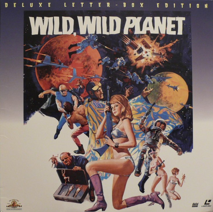 Pochette LASERDISC Wild,Wild Planet (1966) - Édition physique d'occasion à vendre