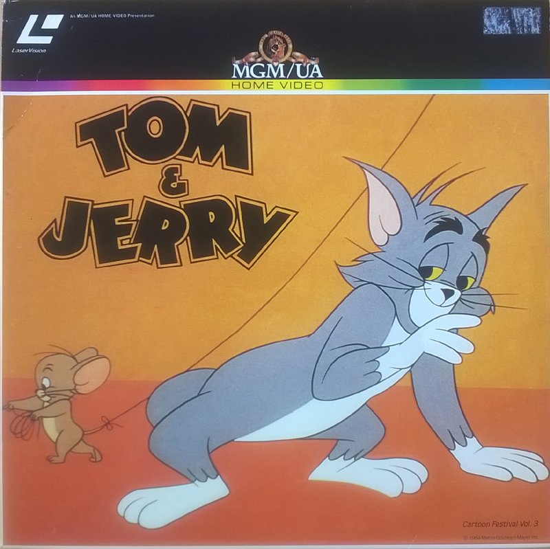 Pochette LASERDISC Tom & Jerry: Cartoon Festival vol.3 (1940) - Édition physique d'occasion à vendre