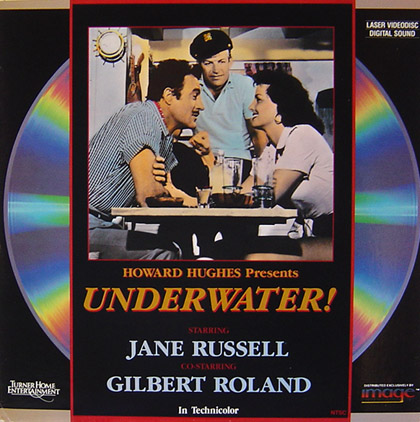 Pochette LASERDISC Underwater! (1955) - Édition physique d'occasion à vendre