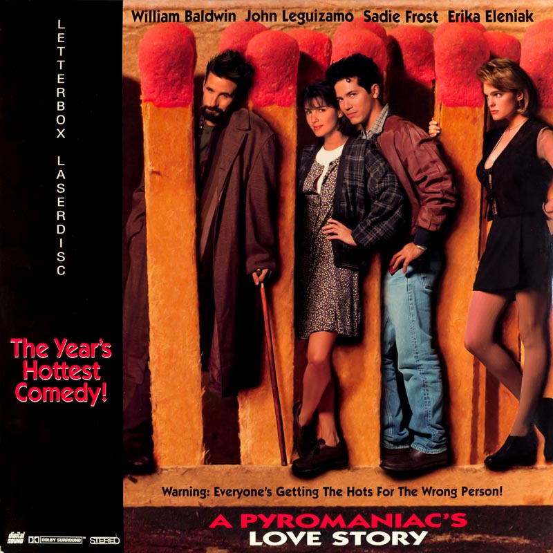 Pochette LASERDISC Pyromaniac's Love Story, A (1995) - Édition physique d'occasion à vendre