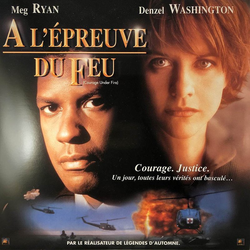 Pochette LASERDISC Courage Under Fire (1996) - Édition physique d'occasion à vendre