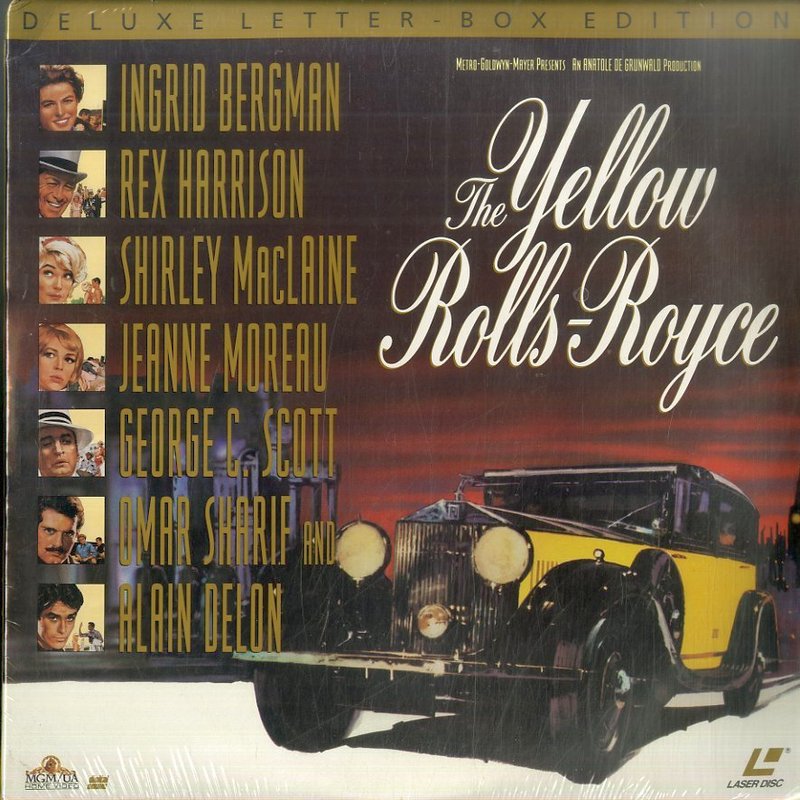 Pochette LASERDISC Yellow Rolls-Royce, The (1964) - Édition physique d'occasion à vendre