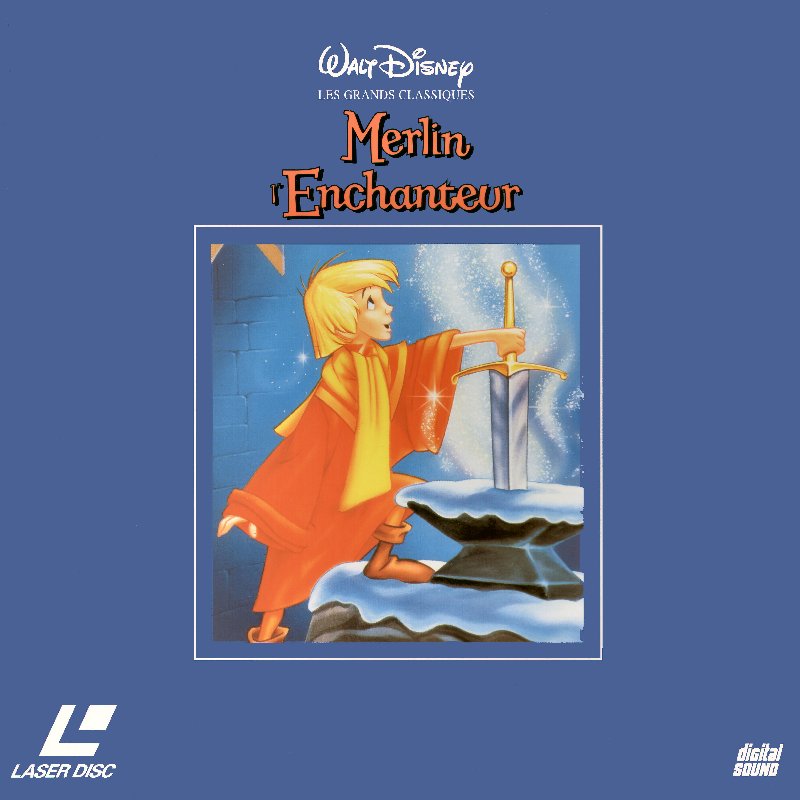 Pochette LASERDISC Sword in the Stone, The (1963) - Édition physique d'occasion à vendre