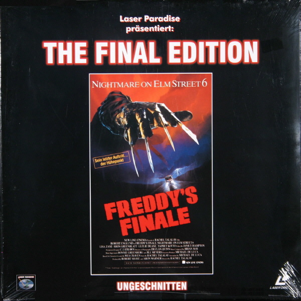 Pochette LASERDISC Nightmare on Elm Street 6, A: Freddy's Dead - The FinalNightmare (1991) - Édition physique d'occasion à vendre