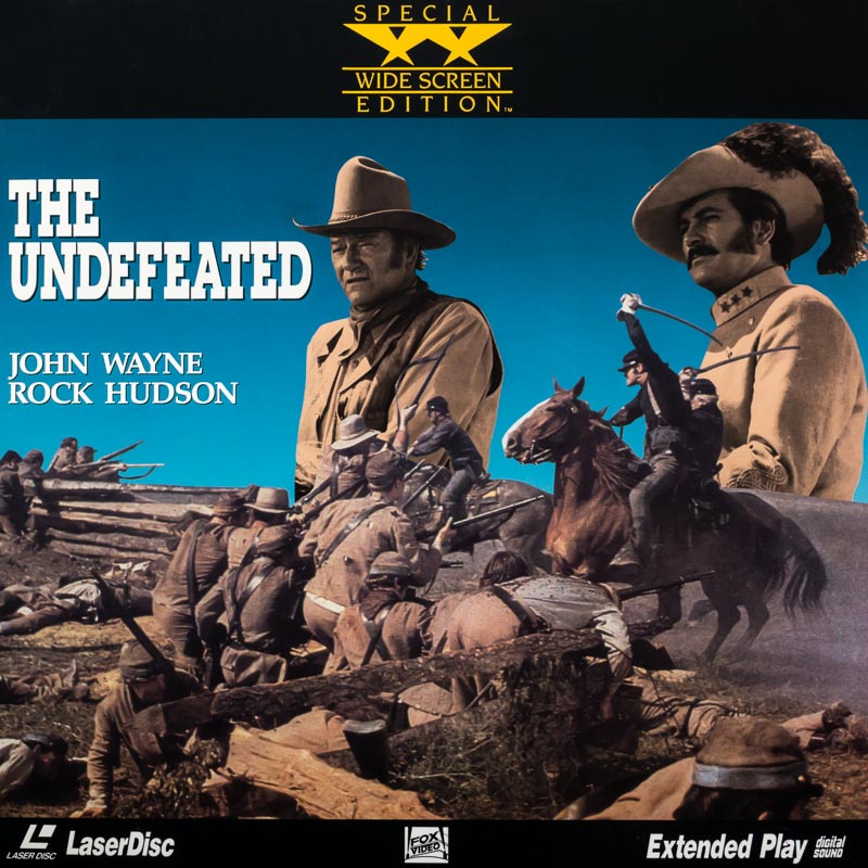 Pochette LASERDISC Undefeated, The (1969) - Édition physique d'occasion à vendre